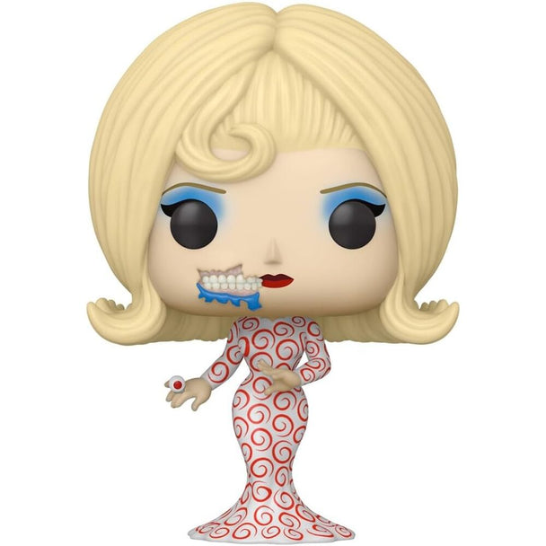 Boîte cadeau officielle Funko POP contenant la figurine Martian Spy Girl de Mars Attacks, vue de face