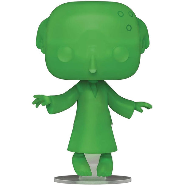 Détail de la figurine Funko POP Mr. Burns lumineuse montrant les couleurs vives et le design fidèle au personnage des Simpsons