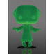Vue arrière de la boîte cadeau Funko POP exclusive Mr. Burns lumineuse avec informations et illustrations Simpsons