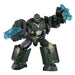 Vue latérale de la figurine Transformers Alchemist Prime mettant en valeur les articulations