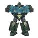 Figurine Transformers Alchemist Prime posée sur un socle pour collectionneurs