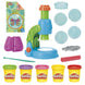 Microscope Play-Doh allumé montrant une création illuminée sur une lame