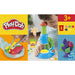 5 pots de pâte à modeler colorée inclus dans le set Play-Doh microscope