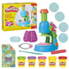 Vue du microscope lumineux Play-Doh HASBRO avec 4 lames transparentes prêtes à l'emploi