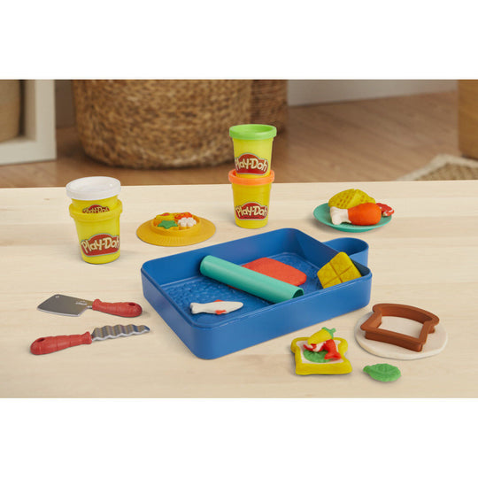 Outils de cuisine jouets : presse-ail et tranche-œuf en plastique