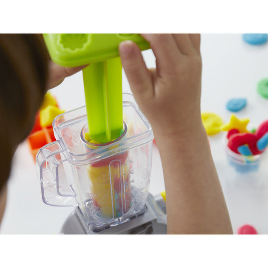 Set complet Play-Doh Smoothie Blender avec tous les accessoires visibles