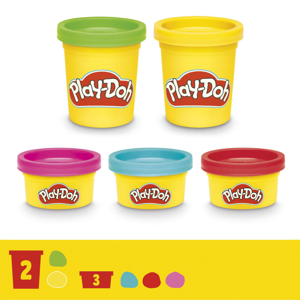 Mixeur Play-Doh en action avec les pâtes à modeler en train de tourner