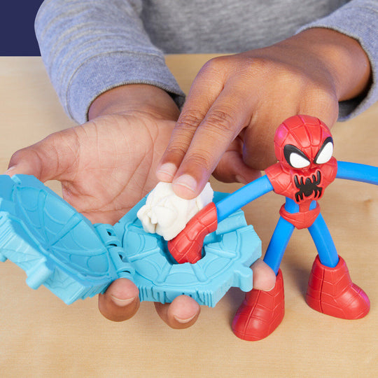 Pâte à modeler Play-Doh aux couleurs vives utilisée dans le jeu Marvel