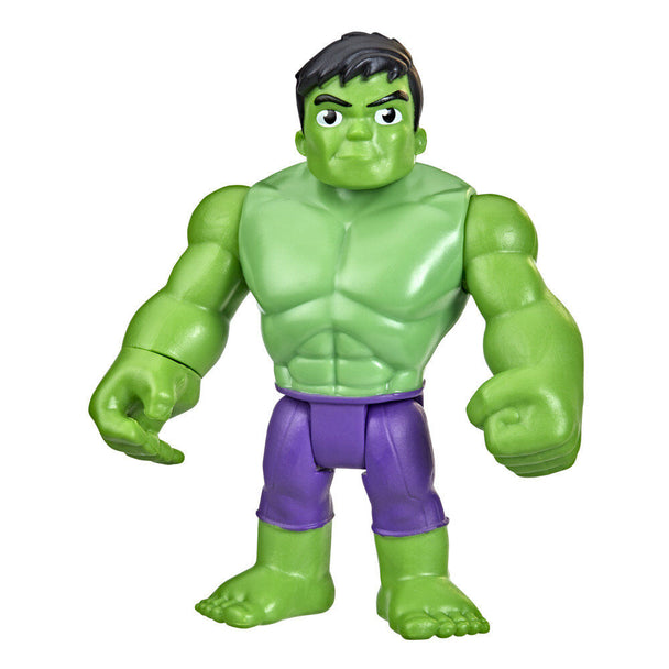 Image de la figurine Hulk 10 cm de HASBRO montrant ses articulations mobiles pour des poses variées