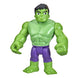 Image de la figurine Hulk 10 cm de HASBRO montrant ses articulations mobiles pour des poses variées