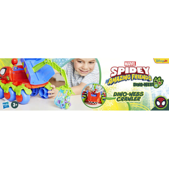 Bouche de dinosaure en position fermée sur le véhicule Dino-Grua Arachnid