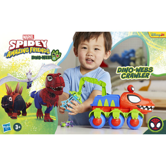 Photo d’ambiance montrant le playset Marvel Spidey en pleine action