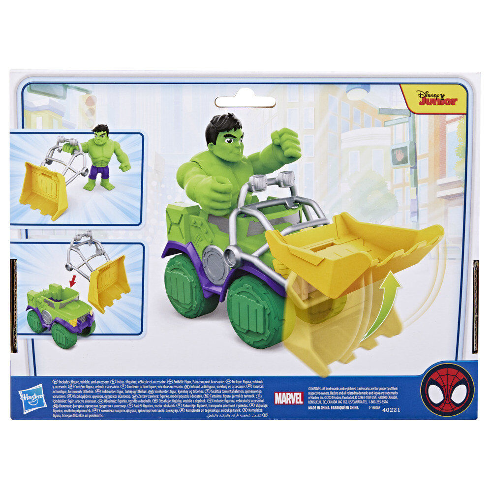Ensemble complet du set Marvel Spidey et ses Amis avec camion Wrecking et figurine Hulk