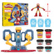 Boîte du laboratoire d'armure Play-Doh Marvel Iron Man avec illustration colorée