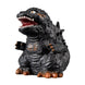 Figurine Godzilla Sofvidoll 5cm exposée sur socle, design fidèle au film original