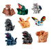 Détail des textures et couleurs sur la figurine Godzilla Sofvidoll 5cm BANDAI