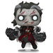 Vue rapprochée de la figurine Dead Strange Funko POP avec détails précis et emballage cadeau transparent