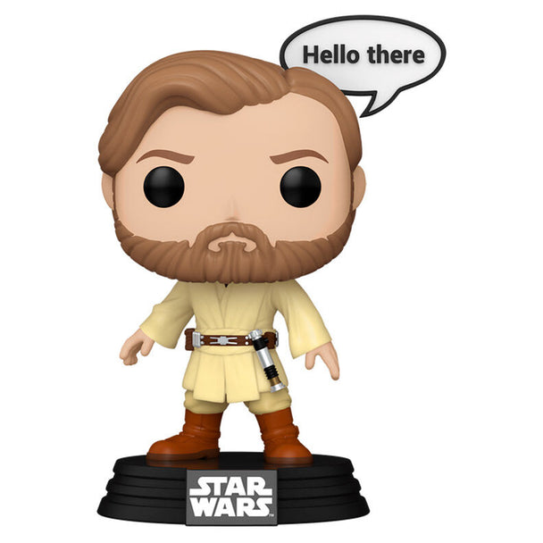Figurine Funko POP Obi-Wan Kenobi Star Wars en vinyle de 9 cm dans sa boîte cadeau collector