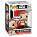 Vue rapprochée de la figurine Funko POP Obi-Wan Kenobi avec détails fidèles au personnage Star Wars