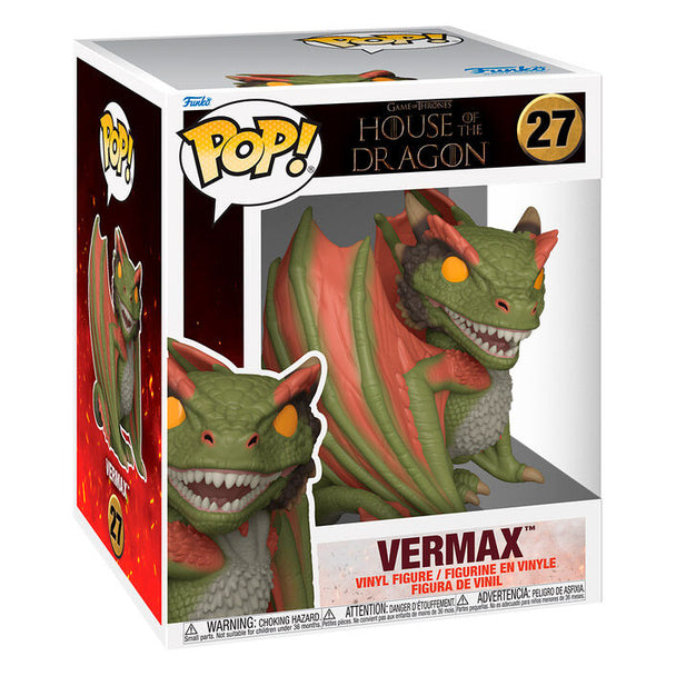 Vue détaillée de la figurine Vermax Funko POP avec ses couleurs vives et sa finition soignée, parfaite pour les collectionneurs.