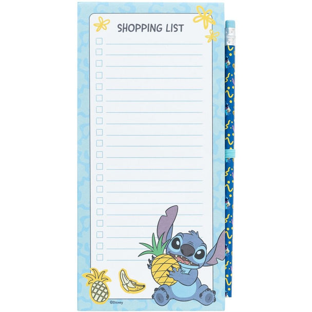 Bloc-notes magnétique Disney Stitch ERIK avec 65 feuilles détachables vu de face