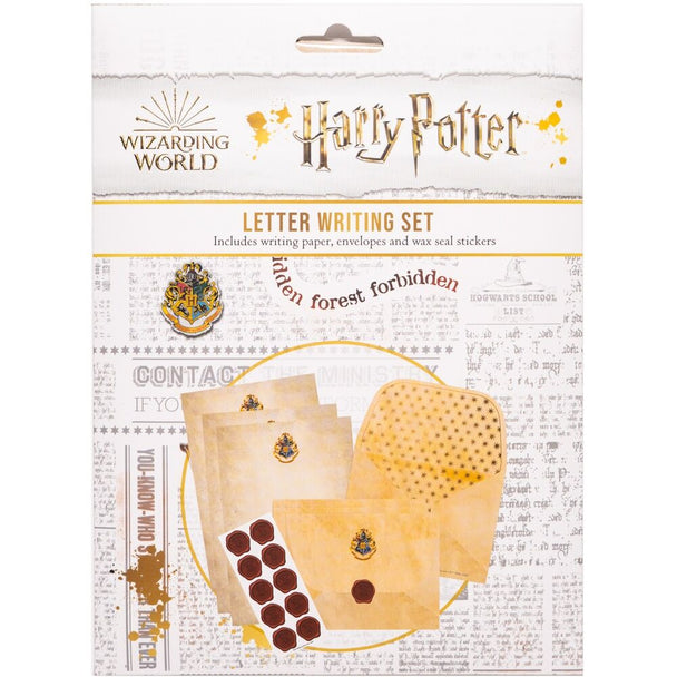 Coffret d'écriture Harry Potter ERIK avec 20 feuilles A5 illustrées et décorées pour correspondance magique
