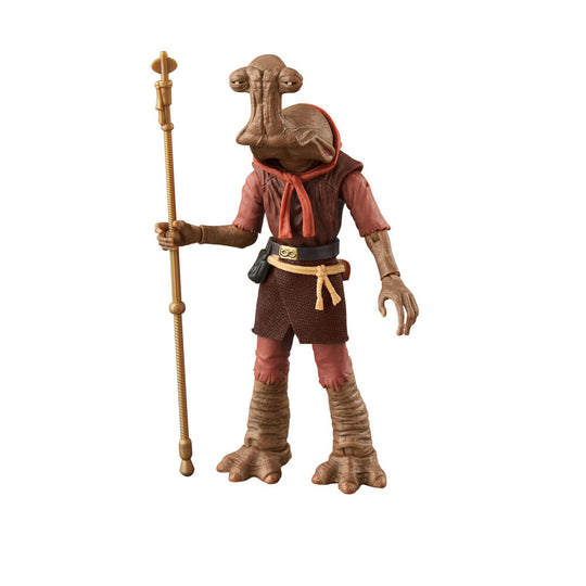 Photo de la figurine Star Wars Momaw Nadon en position dynamique avec accessoires