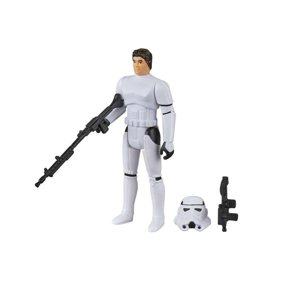 Han Solo Stormtrooper 9,5 cm en pose dynamique, figurine HASBRO