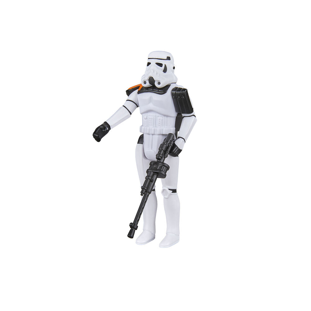 Gros plan sur la tête articulée de la figurine Dr. Evazan Star Wars