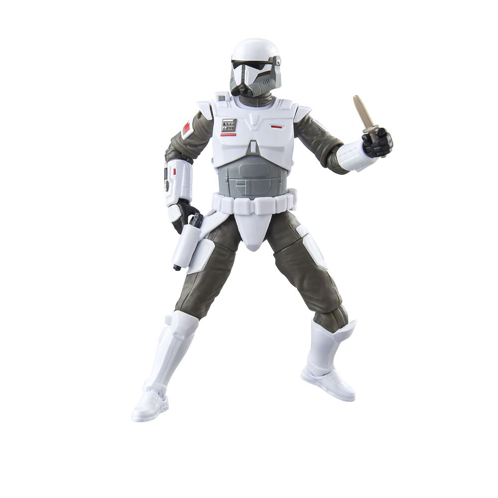 Figurine en pose dynamique montrant l'articulation des membres du Commando Impérial