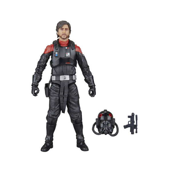 Figurine articulée Star Wars Andor Cassian Sienar de face avec détails précis