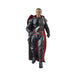Gros plan sur le visage menaçant de la figurine Moff Gideon de Star Wars Black Series