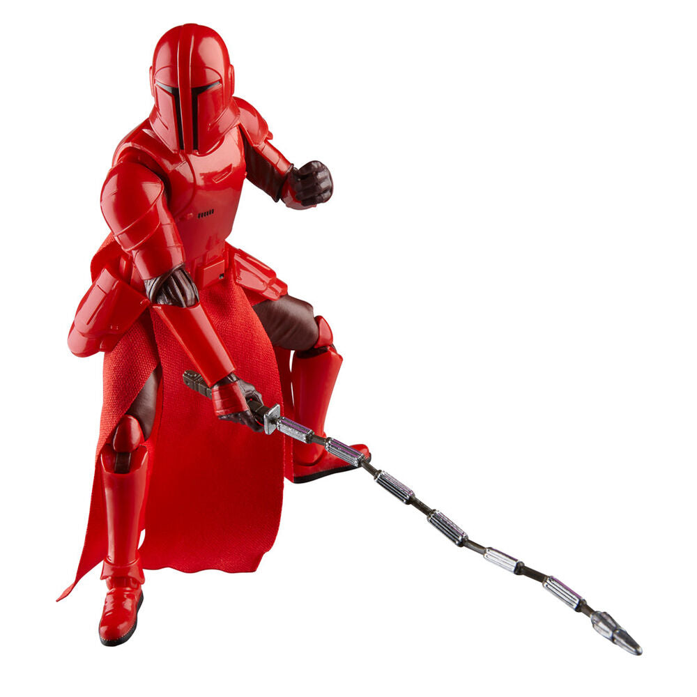 Vue latérale droite de la figurine Star Wars Mandalorian Praetorian Guard 15cm articulée