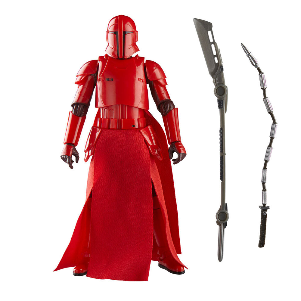 Accessoires inclus avec la figurine Praetorian Guard présentés sur fond neutre