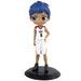 Figurine Daiki Aomine Q Posket 14cm BANPRESTO, vue latérale montrant la posture dynamique et les couleurs vives du personnage