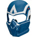 Détail des lentilles ajustables sur le masque Captain America de HASBRO pour enfants