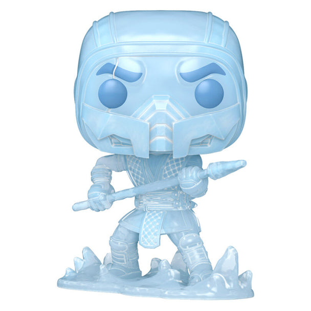 Figurine Funko POP Sub-Zero de Mortal Kombat 11 en vinyle, hauteur 9cm, présentée en boîte cadeau
