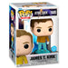 Vue rapprochée de la figurine Funko POP Plus Star Trek James T. Kirk montrant les détails précis du visage et de la tenue.