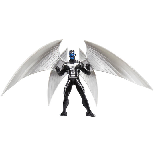 Vue latérale de la figurine Archangel X-Force mettant en valeur les détails du costume