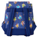 Poches avant zippées du sac à dos Disney Princess Carousel pour un rangement sécurisé et pratique