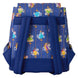 Poches avant zippées du sac à dos Disney Princess Carousel pour un rangement sécurisé et pratique
