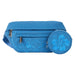 Vue de face de la pochette ceinture Stitch Disney Loungefly avec design coloré et logo Stitch.
