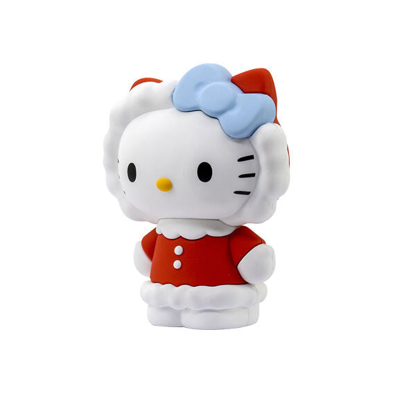 Figurine Hello Kitty surprise avec robe violette et bottes blanches