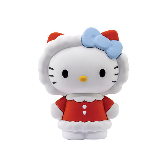 Détail des yeux et du nœud de la figurine Hello Kitty 7cm