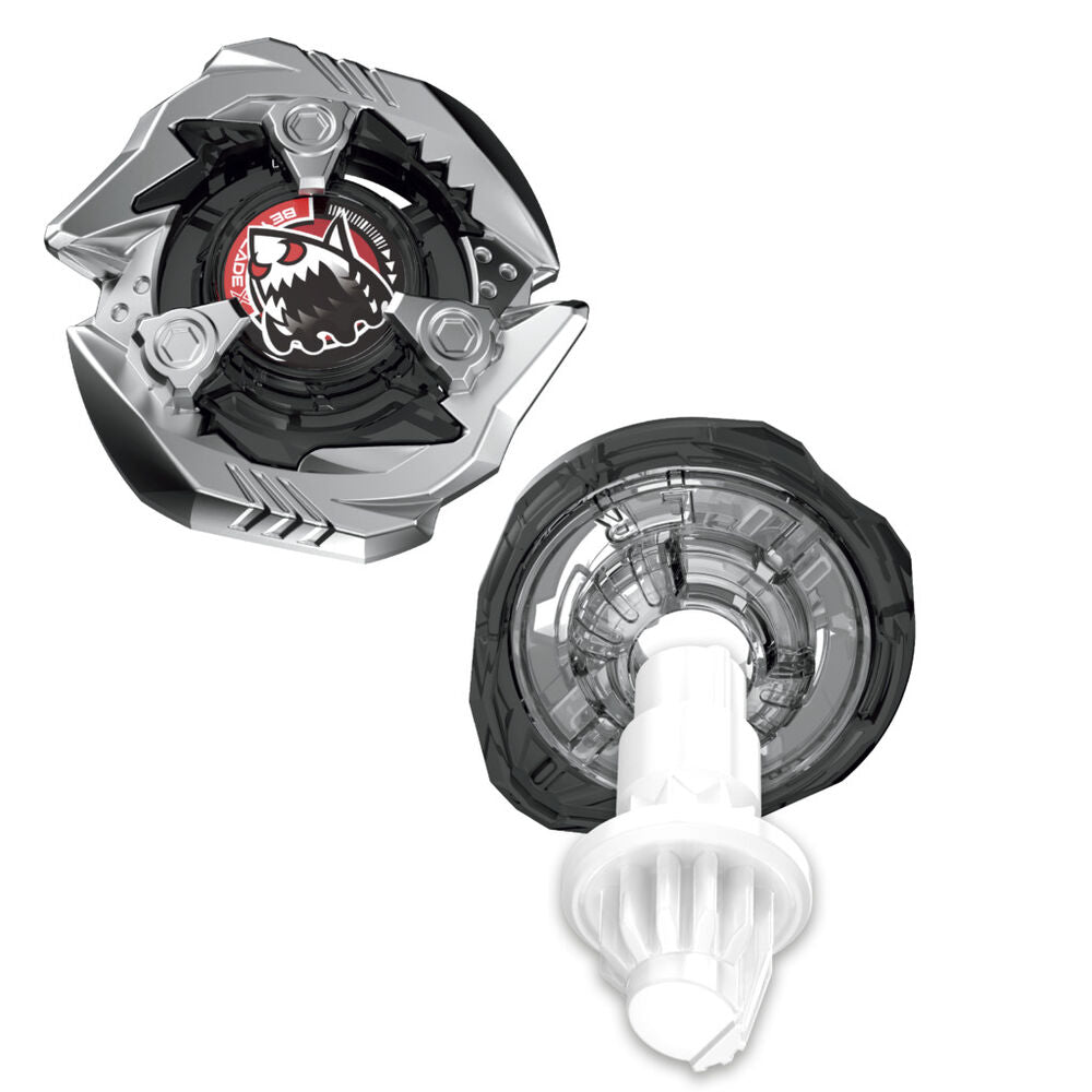 Emballage officiel Hasbro du kit Beyblade X Keel Shark 1-60Q avec logo et informations produit.