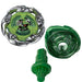 Vue rapprochée du top Beyblade X Wand Wizard 1-60R avec lame de type résistance