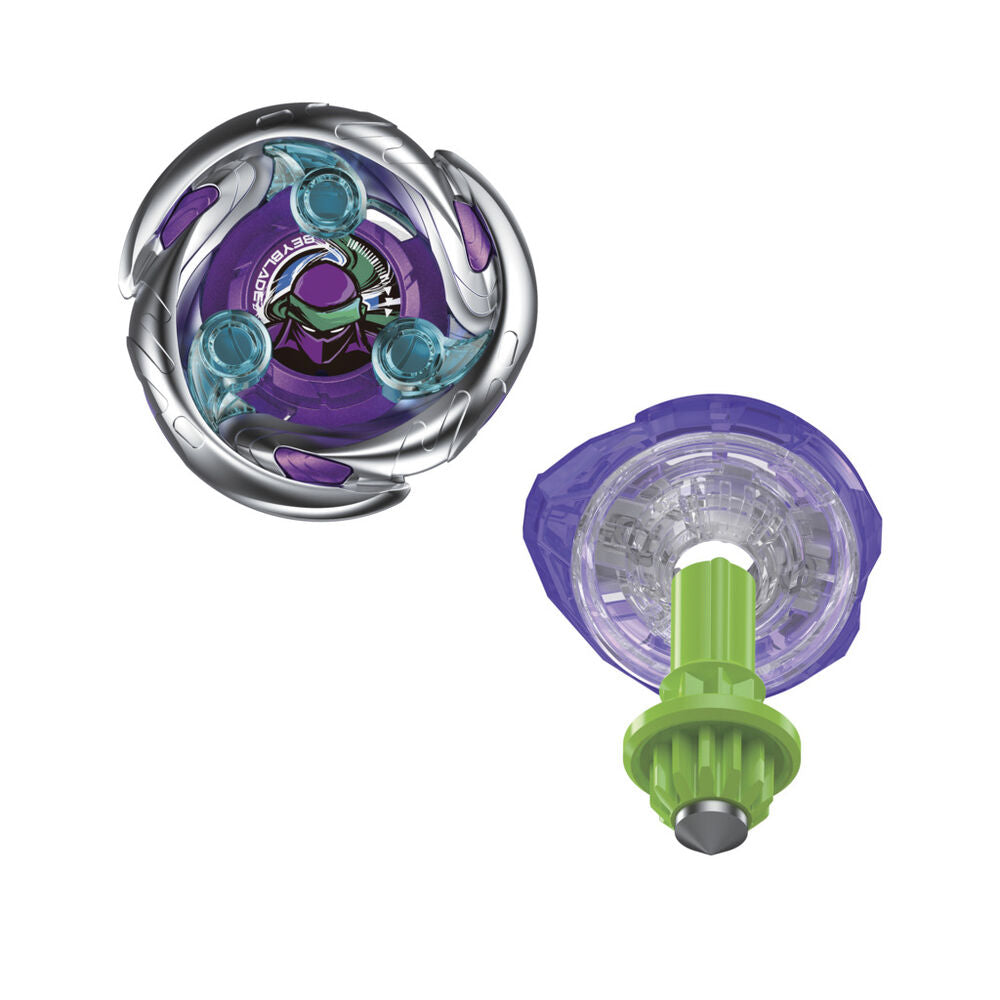 Photo montrant le packaging officiel du jeu Beyblade X Shadow Shinobi par HASBRO