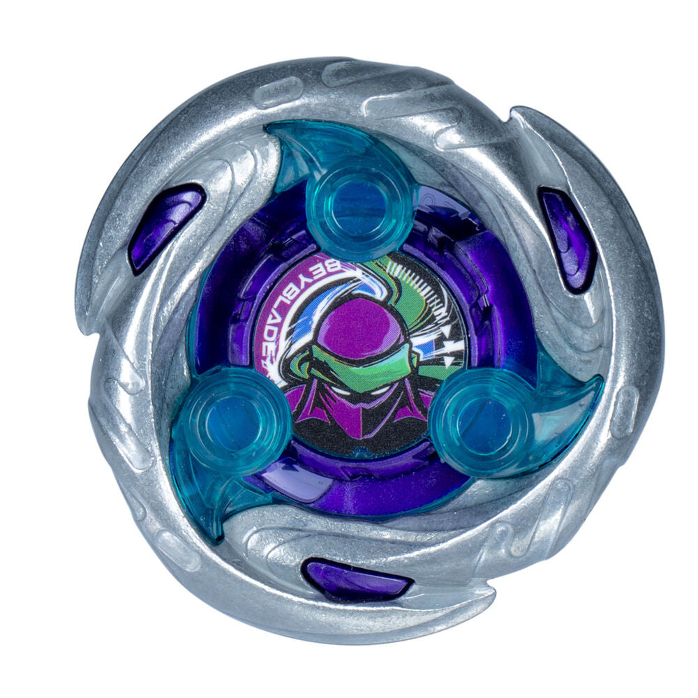 Vue d'ensemble des pièces démontables de la toupie Beyblade X Shadow Shinobi