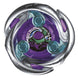 Image illustrant la toupie Beyblade X Shadow Shinobi en action lors d'un combat