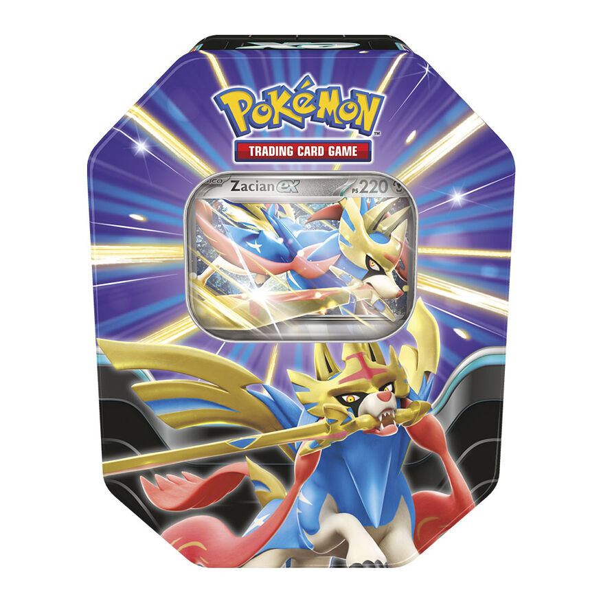 Détail des 4 boosters Pokémon TCG inclus dans la boîte pour agrandir votre collection